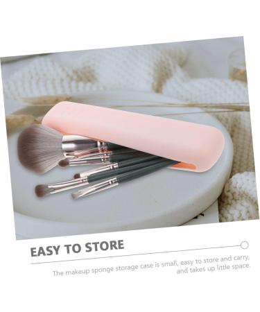 Gogogmee 1set Powder Puff Storage Box Pink Egg Miss Supplies Pink 20X4.8CM - Buy Online on SooperMarket.com