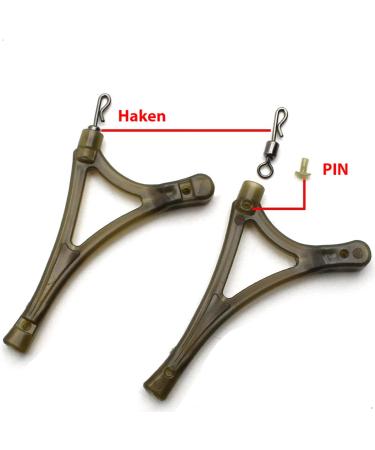 10-Piece Anti-Tangle Set for Carp Fishing Rigs - No Complication No Tangling Compatible with Fishing Levy - Buy Online on SooperMarket.com