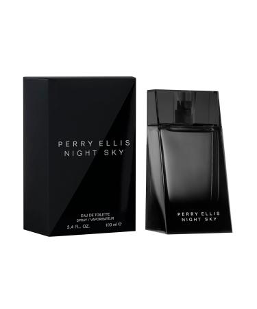 Perry Ellis Night Sky - Men's Cologne - 3.4 fl oz Eau de Toilette - bergamot anise pear fig geranium lavender fir balsam vanilla vetiver sandalwood - Buy Online on SooperMarket.com
