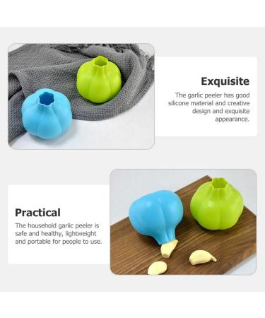 UPKOCH Garlic Peeling Machine 4 Pack Silicone Garlic Peelers Garlic Skin Remover Garlic Peel Tool Garlic Roller Silicone for Garlic Rubber Garlic - Buy Online on SooperMarket.com