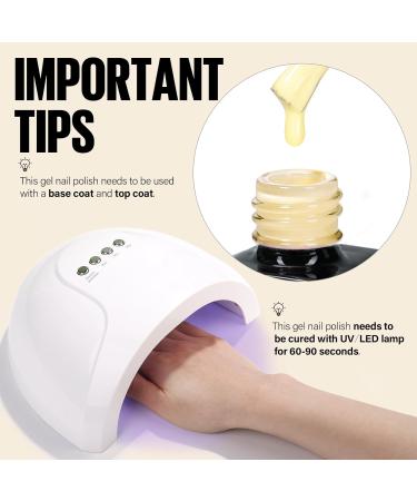 TOMICCA UV Nail Polish - Pastel Macaroon Yellow 15ml | Soak Off Gel Nail Art | Perfect for Professional & DIY Manicures - Buy Online on SooperMarket.com