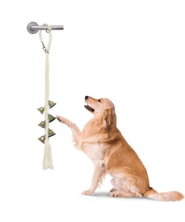 Yi boutique dog training bell length upgrade 92cm adjustable dog doorbell pet training door bells interaction bell training bell for pot training