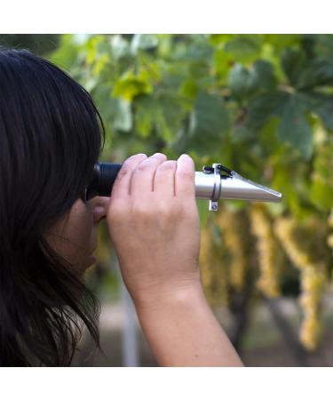 Buy XRClif Honey Refractometer with ATC - Portable Handheld LCD Display for Accurate Sugar Content Measurement (BRIX 58-92%) - Ideal for Honey Fruit Drinks & More - Buy Online on SooperMarket.com