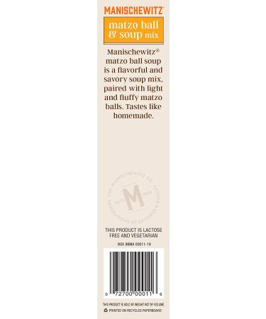 Manischewitz Matzo Ball and Soup Mix 4.5oz Box (Pack of 6) | 27 oz Total - Buy Online on SooperMarket.com