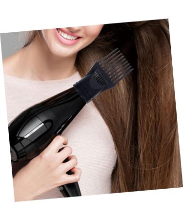 Didiseaon 25 Pcs Hair Dryer Comb Blow Dryer Comb Bachelorette Party Hairdressing Tool Hair Dryer Nozzle Adapter Wide-tooth Comb Attachment Hair Dryer Diffuser Collector Plastic Modeling 13x6cmx5pcs Blackx5pcs - Buy Online on SooperMarket.com