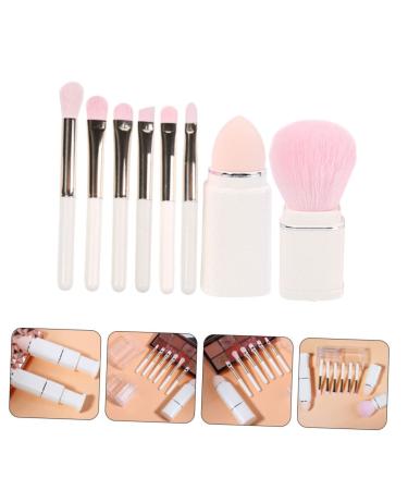 Balacoo 4 Sets Mini Makeup Brush Set Foundation Eyeshadow Blush & Sponges Perfect for Travel | Premium Artificial Fiber Makeup Brushes - Buy Online on SooperMarket.com