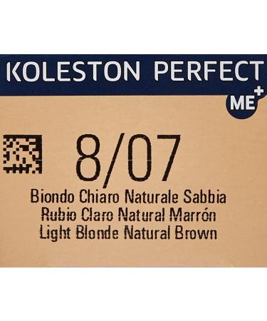 Wella Koleston Me+ 8/07 Black 60ml Color - Professional Wella Colouring Accessories - Buy Online on SooperMarket.com