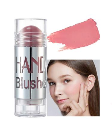GL-Turelifes Blush Stick Blush Cream Moisturizing  Highlighter&Trimming Rouge Pen  Glow and Mood Boosting Blushes Stick Cheek Makeup Adds Shimmer  Easy To Use (04)