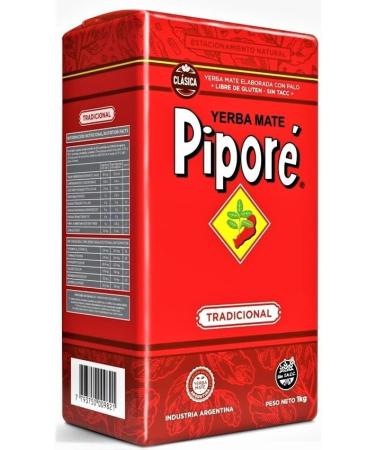 Pipore Yerba Mate 1kg - Premium Quality Argentine Tea - Buy Online on SooperMarket.com