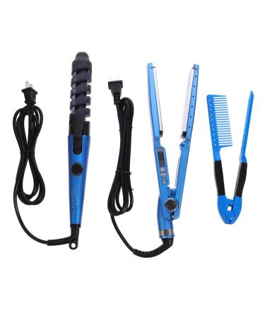Baluue 1 Set Curling Iron Set Hair Rollers Comb Hair Curler Curling Wand Hair Straightener Curlers Rubber