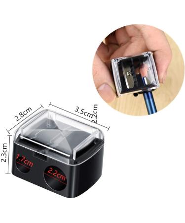 12-Piece Cosmetic Pencil Sharpeners - Dual Hole Lip Liner & Eyeliner Sharpener Set - Buy Online on SooperMarket.com