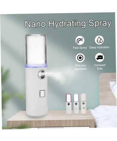 PLAFOPE 1pc Sprayer Hydrating Humidifier Face Steamer Mini Portable Face Mister Mini Air Humidifier White - Buy Online on SooperMarket.com