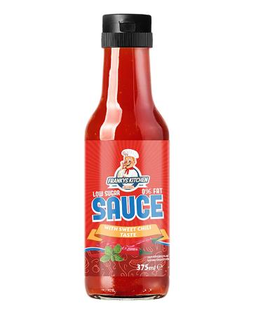 Franky's Bakery Delicious sauces 375ml (Sweet Chilli) - Healthy sauces with delicious taste and significantly fewer calories - classic grill sauces in different flavors sweet chilli 375 ml (1 Pack)