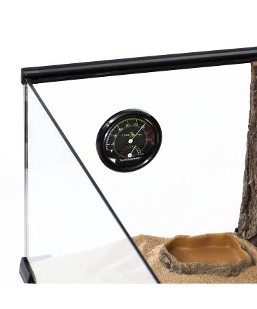 REPTI ZOO Reptile Terrarium Thermometer Hygrometer - Dual Gauges for Pet Rearing Box - Buy Online on SooperMarket.com