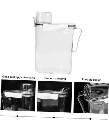 KOMBIUDA 4pcs Laundry Storage Box Bucket for Soap Tide Laundry Liquid Lotion Plastic Transparent - Buy Online on SooperMarket.com