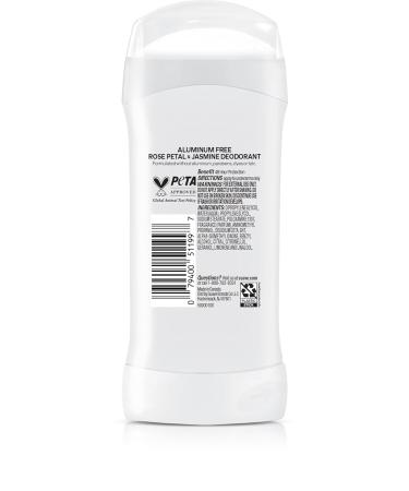 Suave Aluminum Free Deodorant for Women Rose Petal and Jasmine 48-Hour Odor Protection Free of Talc Parabens & Dyes 2.6 oz (Pack of 12) - Buy Online on SooperMarket.com