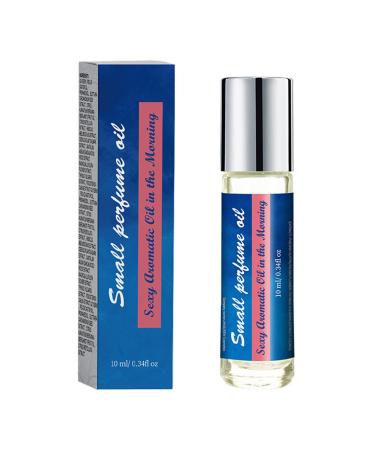 Men's Roller Pheromone Cologne Perfume Oils For Man Travel Size Cologne Roll On Glass Bottle Long Lasting Scent Enhanced Scents Sampler (1pcs-A)