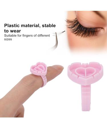 100PC Eyelash Glue Ring Cups - Disposable Adhesive Holders for Eyelash Extensions | Premium Eyelash Tools & Accessories - Buy Online on SooperMarket.com