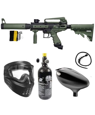 Tippmann Cronus Tactical Beginner HPA Paintball Gun Package Tactical Black / Olive