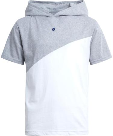 RBX Boys' Active Jogger Set - Navy/White 2-Piece Hooded T-Shirt & Fleece Joggers (Size 8-12) - Buy Online on SooperMarket.com