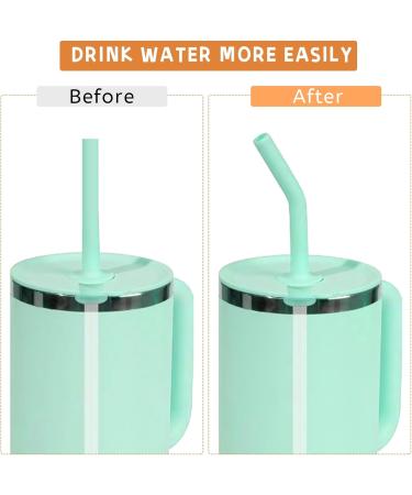 IFORYONLIFE 5 Pack Silicone Press in Straw for Stanley 40oz Tumbler Accessories Replacement Straw Bite Valve for Stanley Cup - Buy Online on SooperMarket.com