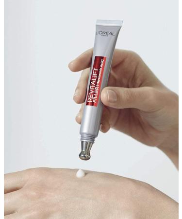 L'Or al Paris Revitalift Filler Hyaluron Eye Care - Anti-Aging Eye Cream with Double Applicator Tip | 15 ml - Buy Online on SooperMarket.com