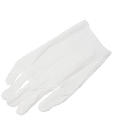 SuanQ 12 Pairs 100% Cotton White MOISTURISING Lining Glove Health Music Work