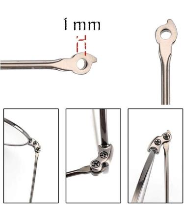 Ranara Replacement Glasses End Tips - Vintage Metal Frames Spare Arms & Accessories - Black - Buy Online on SooperMarket.com