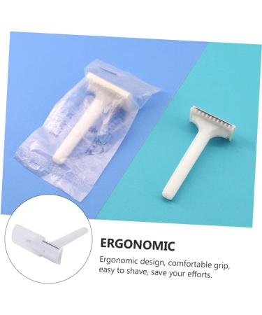 Angoily 75-Piece Disposable Skin Knife & Pedicure Tool Set - Reusable Straws Intimate Hair Removal Foot Care & Leather Knife | Premium ABS with Case - Buy Online on SooperMarket.com