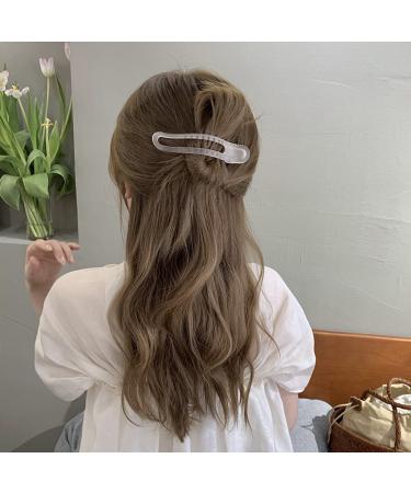 Aaiffey Alligator Hair Clips - 5 Pcs Matte Premium Strong Non-Slip Professional Styling Clips for Women - Ideal for Any Hairstyle - Buy Online on SooperMarket.com
