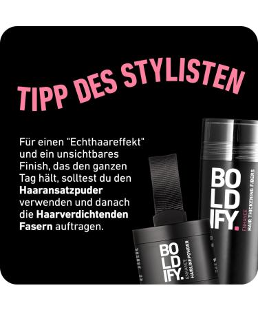 Boldify Scatter Hair Powder for Thinning Hair - Dark Blonde Natural & Invisible 56g - Hides Hair Loss in 15 Sec Perfect for Men & Women - Buy Online on SooperMarket.com