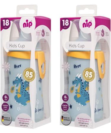 NIP Children's Bottle 330ml | Kids Sports Drinking Cup (2-Pack) - Made in Germany - Buy Online on SooperMarket.com