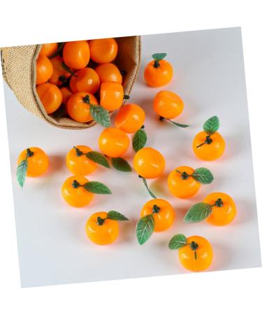 Alipis 50pcs orange cupboard desktop toys plastic teaching aids decorations Model Toy accessories mini Scene Photography Props decorate window False Orange Decor fake fruit - Buy Online on SooperMarket.com