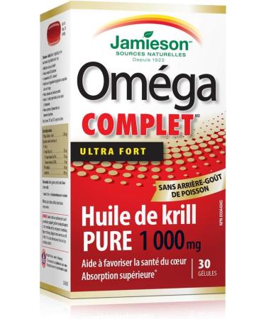 Jamieson Ultra Strength Krill 1000mg 30 Softgels - Buy Online on SooperMarket.com