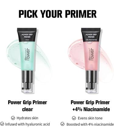 Mrettick Hydrating Face Primer Gel with Hyaluronic Acid - 2 Colors, Power Grip Formula for Smoothing Skin and Gripping Makeup - Moisturizing Green Primer - Buy Online on SooperMarket.com