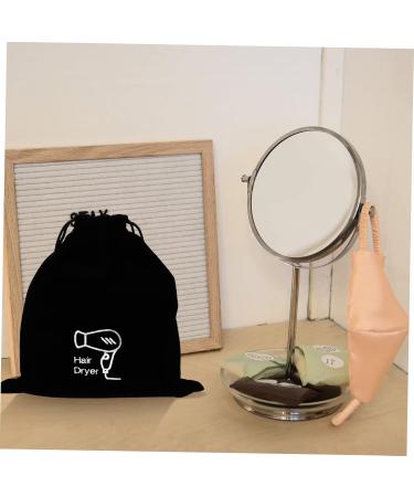 FOYTOKI 3 Pcs Organizer Bag Black Wig Flannel Black Purse Storage Organizer - Buy Online on SooperMarket.com