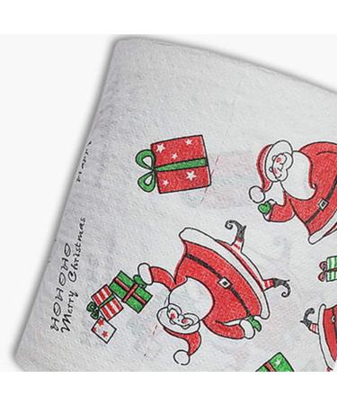 Amosfun Christmas Santa Toilet Paper Tissue Napkin Prank Fun Birthday Party - Buy Online on SooperMarket.com