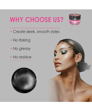 DAN Technology Edge Control Gel - Strong Hold & Baby Hair Styling for 4C Black Hair | 48 Hour Stay | International Shipping Available - Buy Online on SooperMarket.com