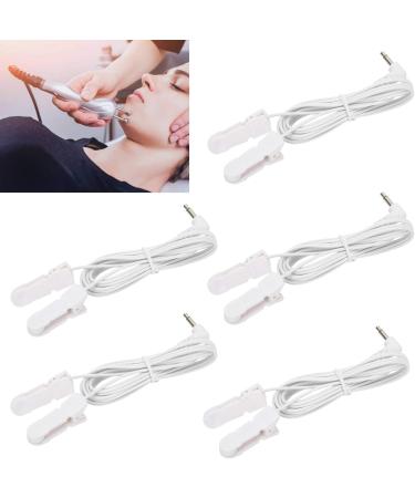 5 Pcs/Bag 3.5mm Ear Clip Electrode Cable for TENS Machine Physical Machine - Buy Online on SooperMarket.com