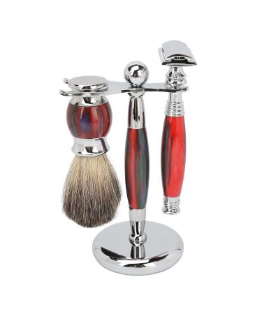 Beard Bowl Brush Set - Premium Beard Brush & Resin Stand for Men's Grooming Care - Buy Online on SooperMarket.com