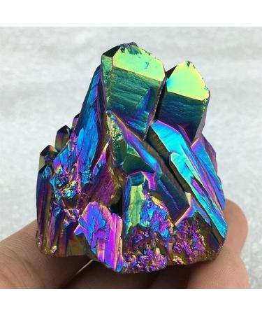 Stone Crafts 30g Quartz Crystal Titanium Cluster VUG Specimen Reiki Home Decor ERBRA - Buy Online on SooperMarket.com