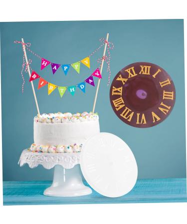 STOBOK 1pc Clock Mold Clocks Silicone Molds Resin Crafts Resin Epoxy Mold Craft Accessories Large Candle As Shown 15.5X15.5CM - Buy Online on SooperMarket.com