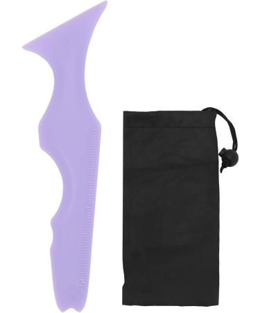 FILFEEL Stencils 5 In 1 Multi Purpose Eye Makeup Tool Reusable Silicone Winged Tip Aid Eyebrow Shaping Stencil for Beginners Purple - Buy Online on SooperMarket.com
