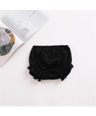 AYIYO Unisex Toddler Diaper Cover - Linen Bloomer Shorts 2Pcs for Newborn Boys Girls 2-3 Years - Black+White - Buy Online on SooperMarket.com