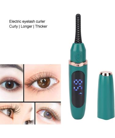 Buy Electric Eyelash Curler - Long Lasting USB Rechargeable Intelligent Temperature Control - Green | Fast International Shipping - Buy Online on SooperMarket.com