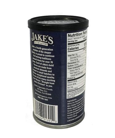 Jake's Nut Roasters Bleu Cheese Cracked Pepper Almonds - High-Protein Snack (2 Pack, 7oz) | Whole Dry Roasted Almonds with Savory Seasoning - Buy Online on SooperMarket.com