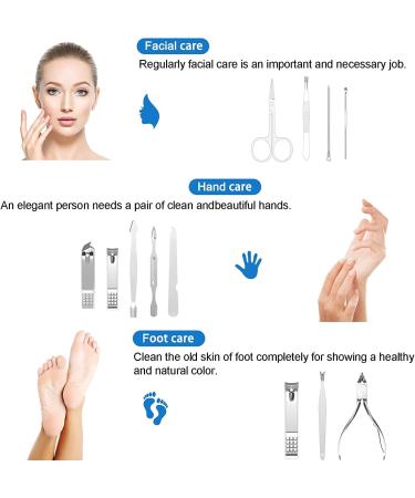Manicure Set & Pedicure Kit - 16-Piece Nail Clippers for Perfect Nails | International Shipping Available - Buy Online on SooperMarket.com