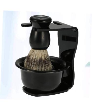 Buy Cabilock 2pcs Shaving Brush Holder & Stand Set - Black Shaving Brush & Razor Stand for Perfect Grooming - International Shipping Available - Buy Online on SooperMarket.com