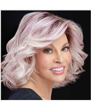 BGHJUE Pink Curly Lace Front Wig - Pre Plucked Human Hair for Black Women | Brazilian Remy Quality - Buy Online on SooperMarket.com