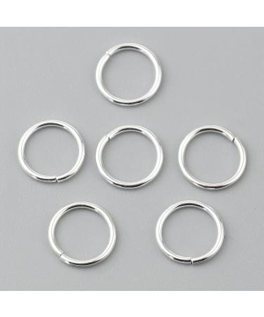 200 Pieces 16mm Jump Rings - Shiny Silver Tone - 15 Gauge - 1.5mm Thickness - HDSupplies - Buy Online on SooperMarket.com